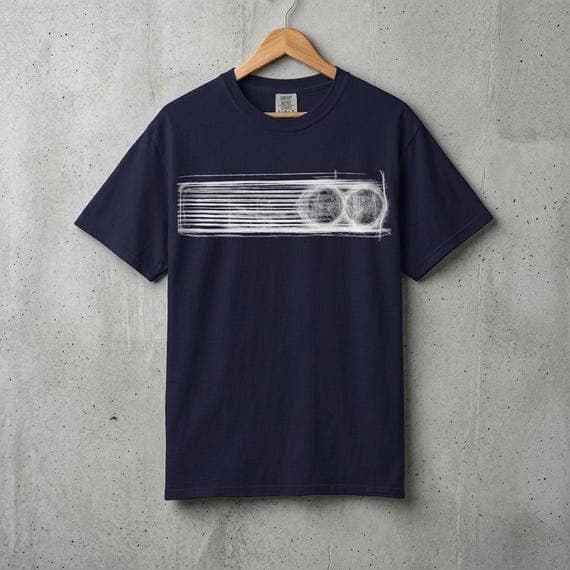 1964 Pontiac Tempest Grill Close-Up T-shirt | Vintage Car Sketch