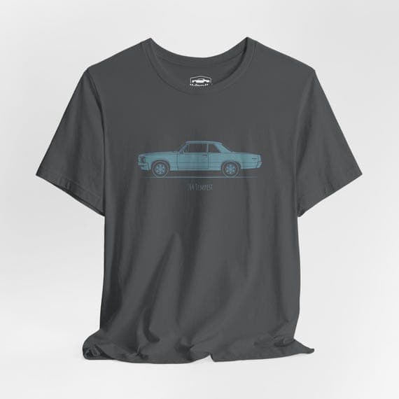 1964 Pontiac Tempest Aquamarine T-Shirt | Classic Car Vintage Auto Tee