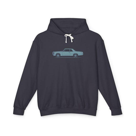 1964 Pontiac Tempest Custom Aqua Hoodie | Classic Car Pullover