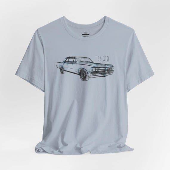 1964 Pontiac GTO T-Shirt, Retro Muscle Car Tee