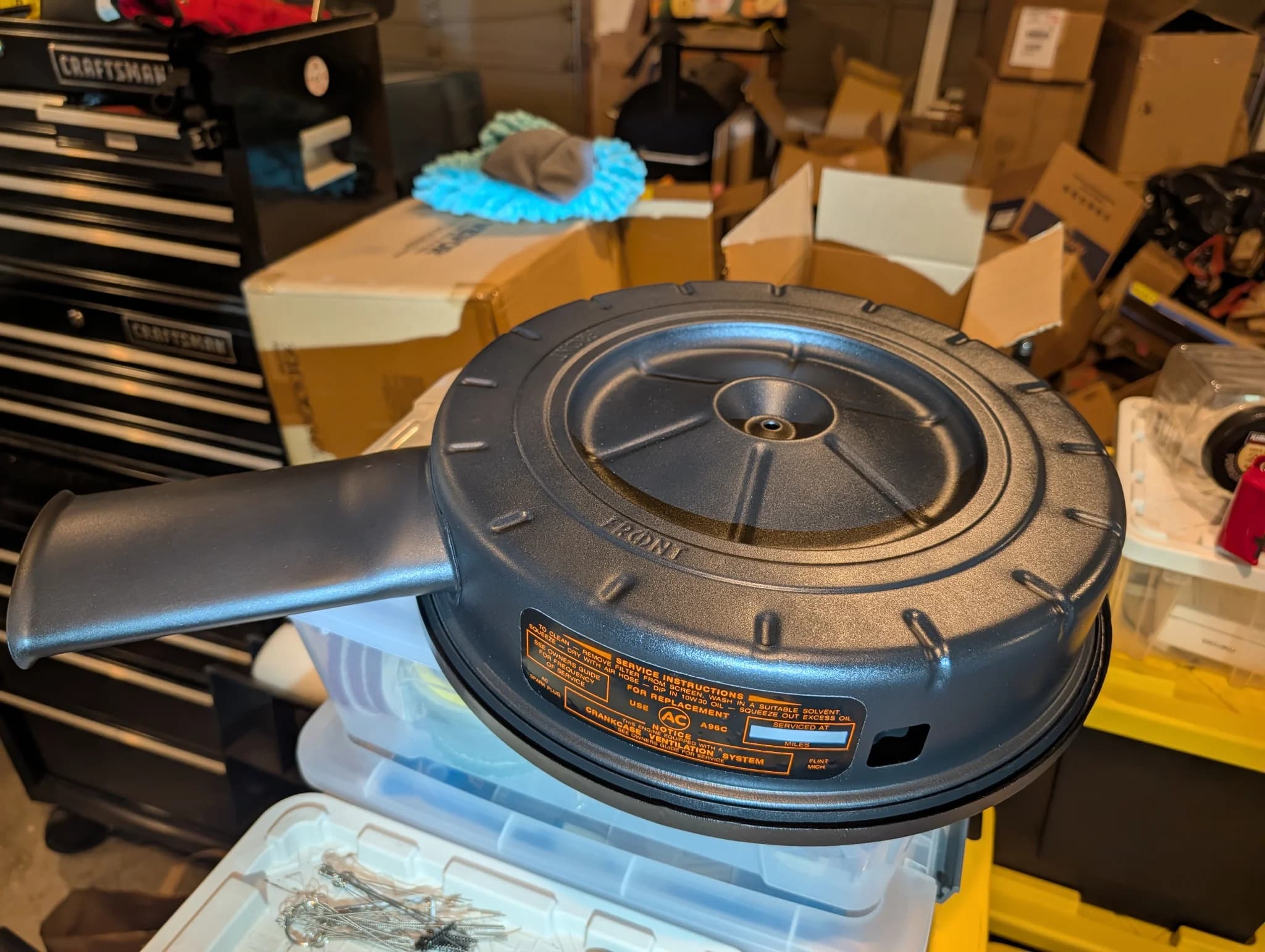 Original 2bbl V8 Air Cleaner (California)
