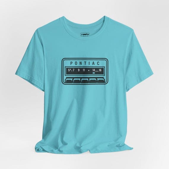 1964 Pontiac AM Radio T-Shirt - Retro Muscle Car Tee